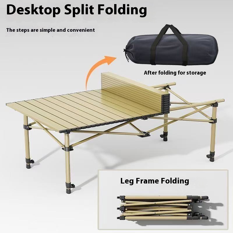 Outdoor Furniture Polywood - Outdoor folding table Camping portable folding