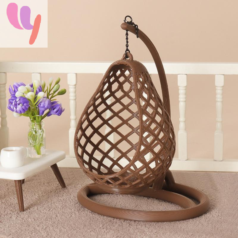 Hanging Egg Chair - 1Pcs DIY Diorama Scene Accessory 1:12