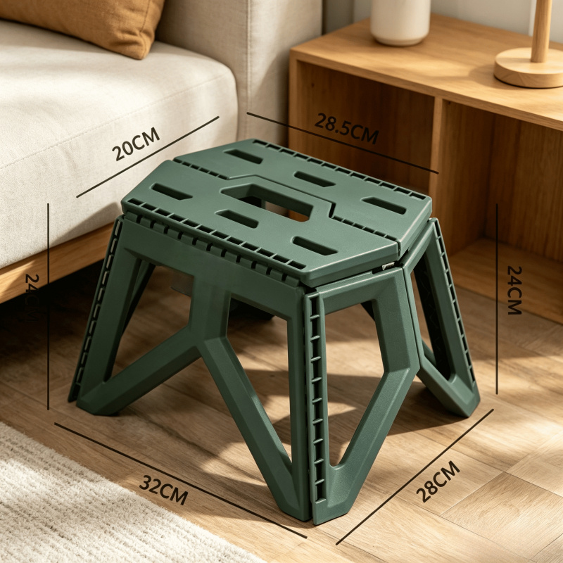 Outdoor Furniture Polywood - Portable Folding Outdoor Stool, High Load