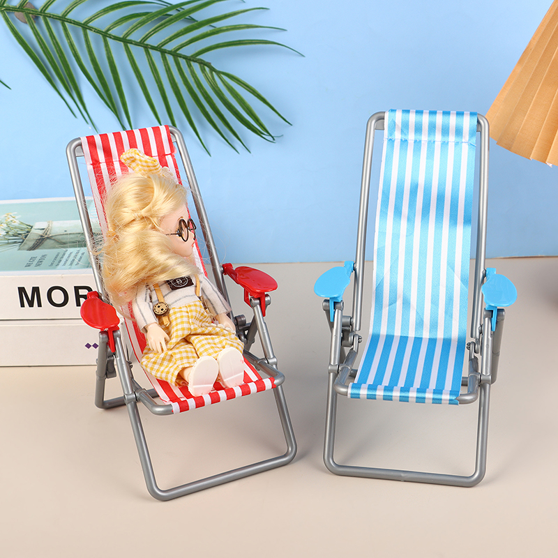 Outdoor Furniture Europe - HOT! 1/6 Dollhouse Mini Foldable Beach