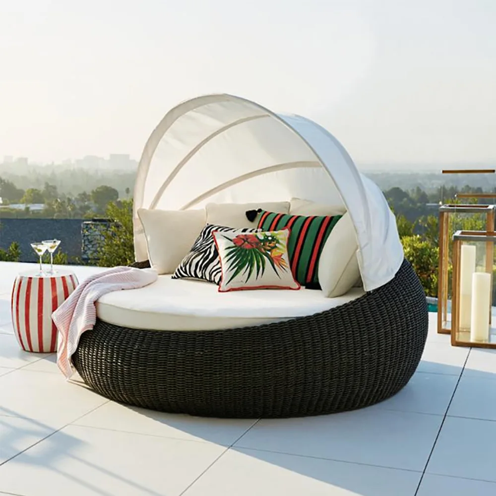 Outdoor Furniture Rattan - l garden furniture set beach lounge