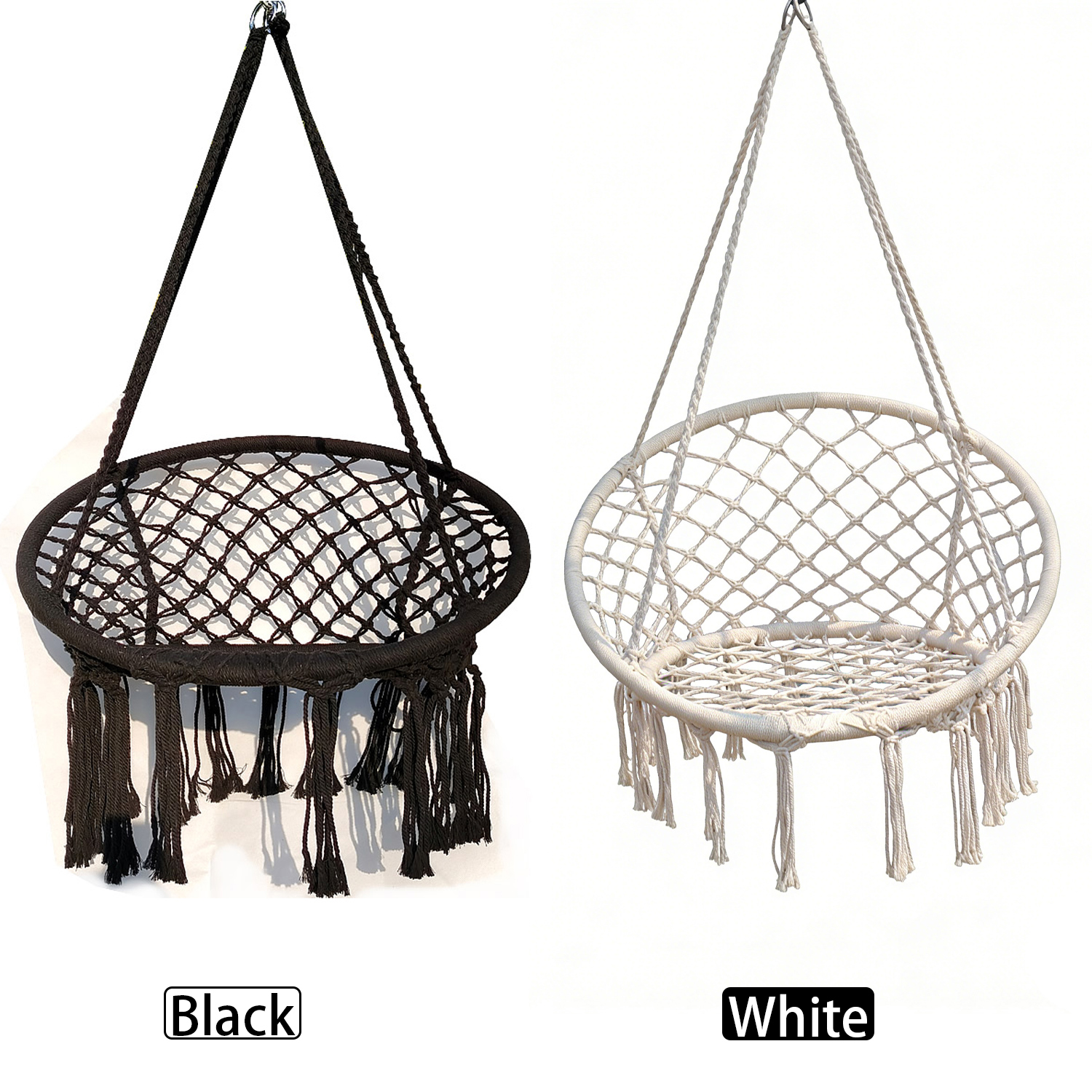 Outdoor Furniture Europe - Hammock Hanging Swinging Chair,Hanging Cotton Rope