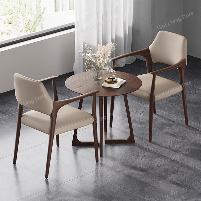 Outdoor Furniture Luxury - Nordic Modern Dining Chairs Cafe Solid