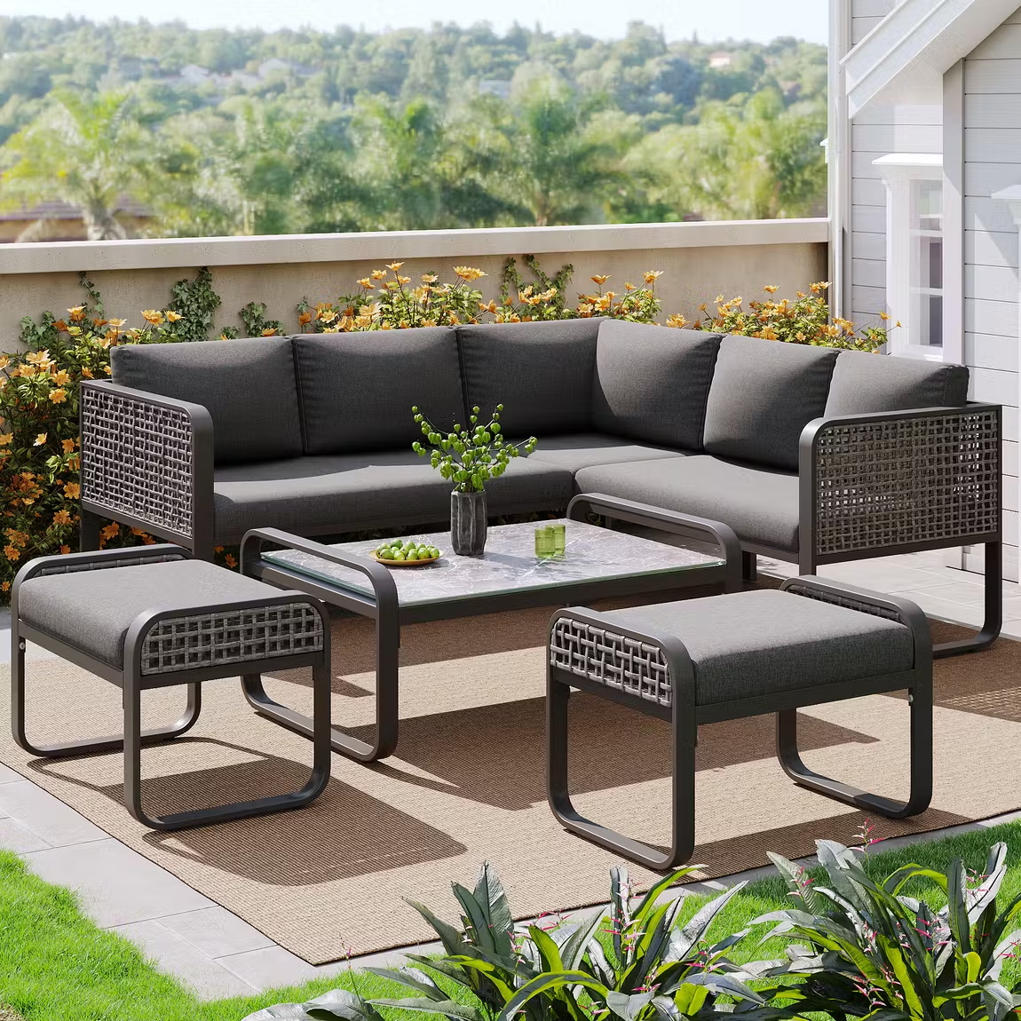 Outdoor Furniture Luxury - Modern Luxury Garden Furniture Set L