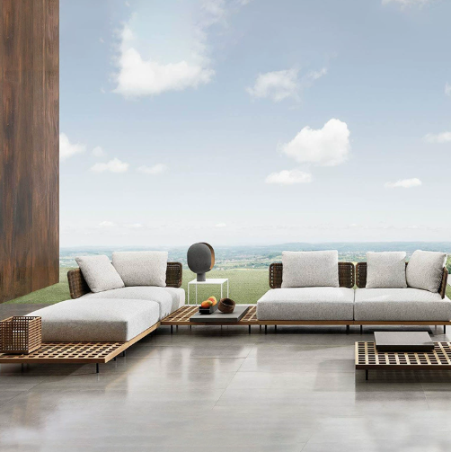 Outdoor Furniture Rattan - #qw-Outdoor Sofa Patio Villa Terrace Furniture