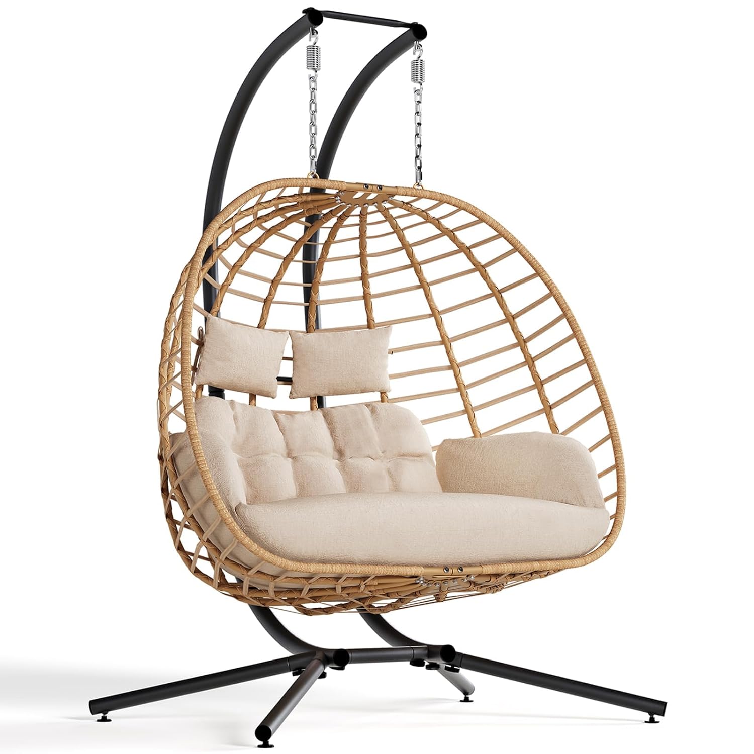 Double Hanging Egg Chair with  - Hanging Egg Chair 리뷰 및 가격