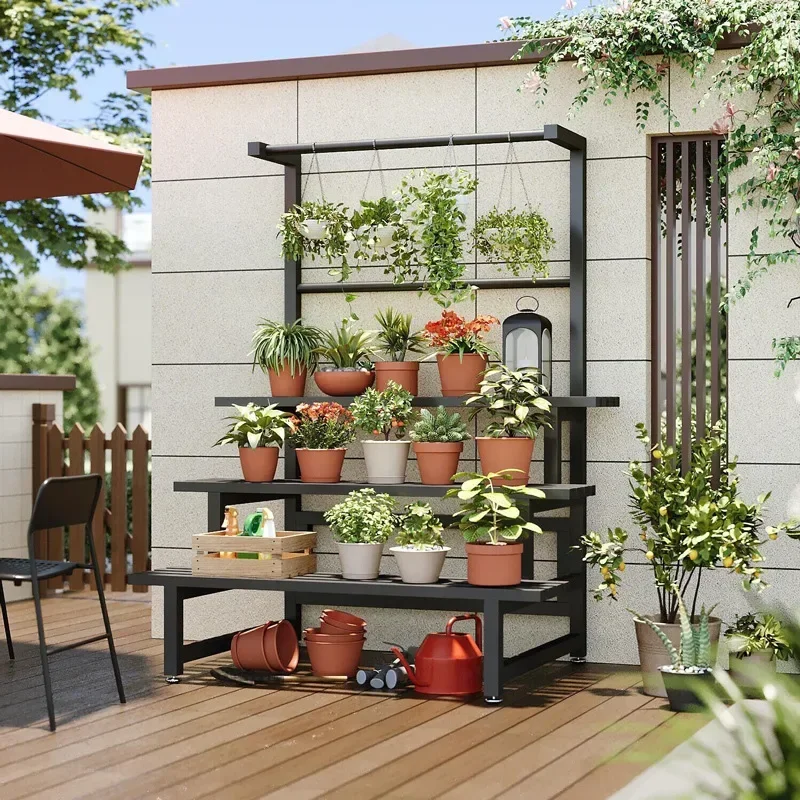 Tiered Display Plant Rack Shel - Outdoor Furniture Luxury 리뷰 및 가격