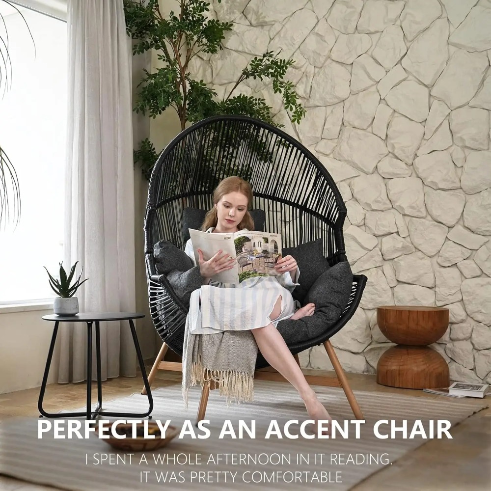 Outdoor Egg Chair PE Wicker Wo - Outdoor Furniture Europe 리뷰 및 가격