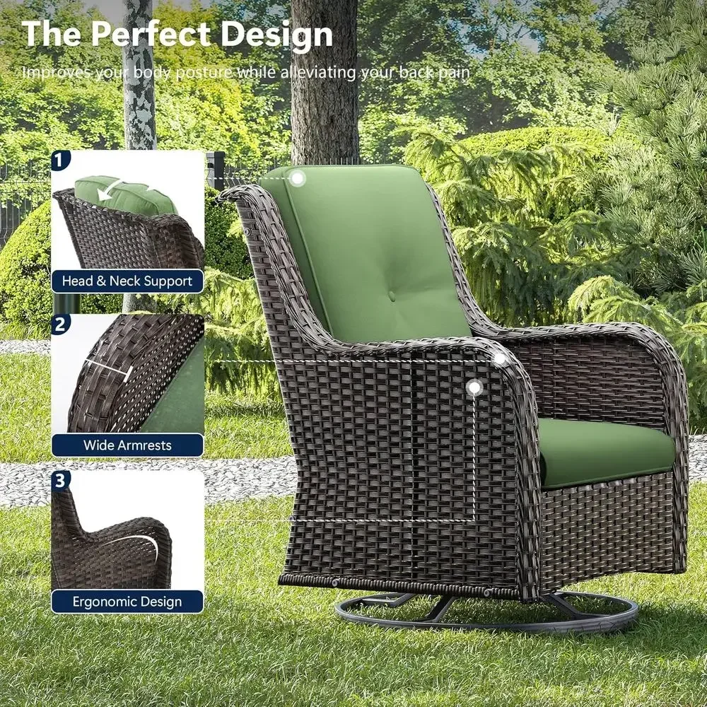 Luxury 3-Piece Wicker Patio Fu - Outdoor Furniture Luxury 리뷰 및 가격