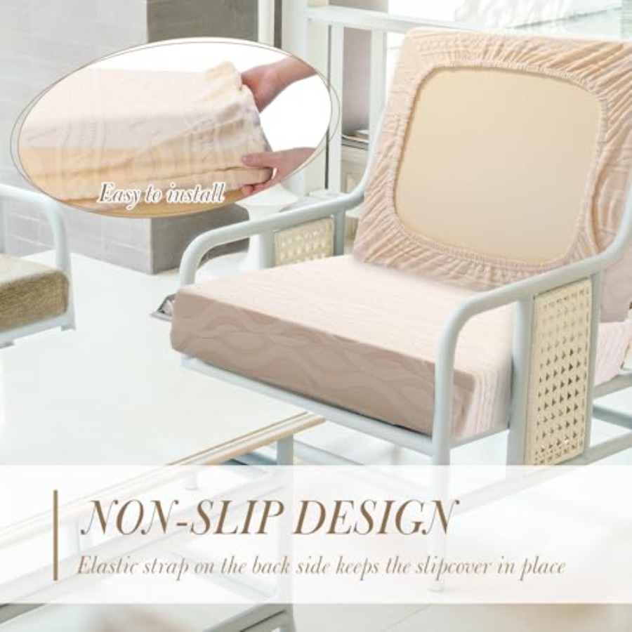 8Pcs Stretch Patio Cushion Cov - Outdoor Furniture Cover 리뷰 및 가격
