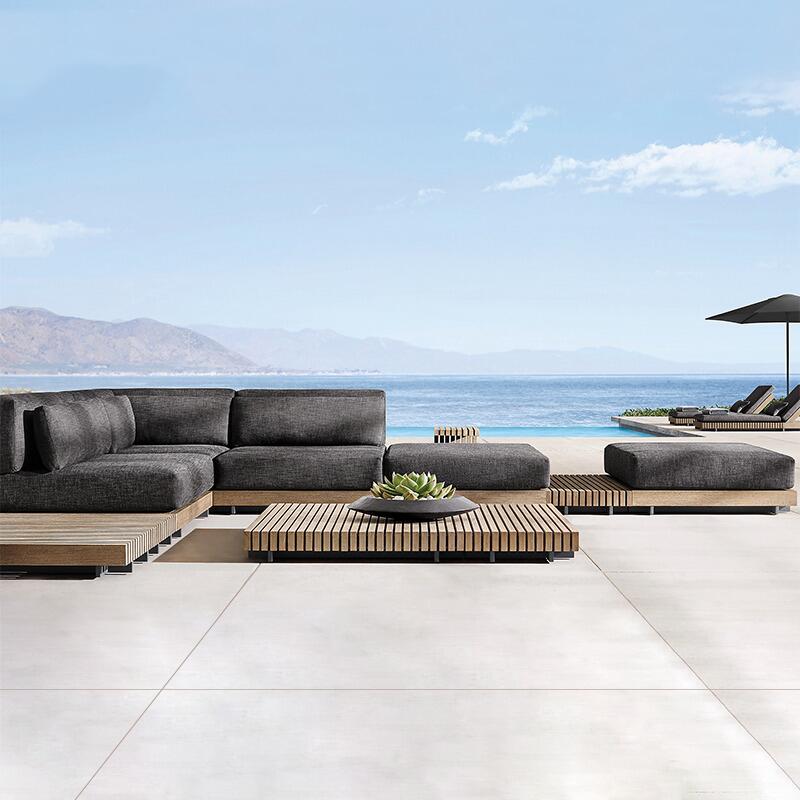 Villa Luxury Teak Outdoor Sofa - Outdoor Furniture Luxury 리뷰 및 가격
