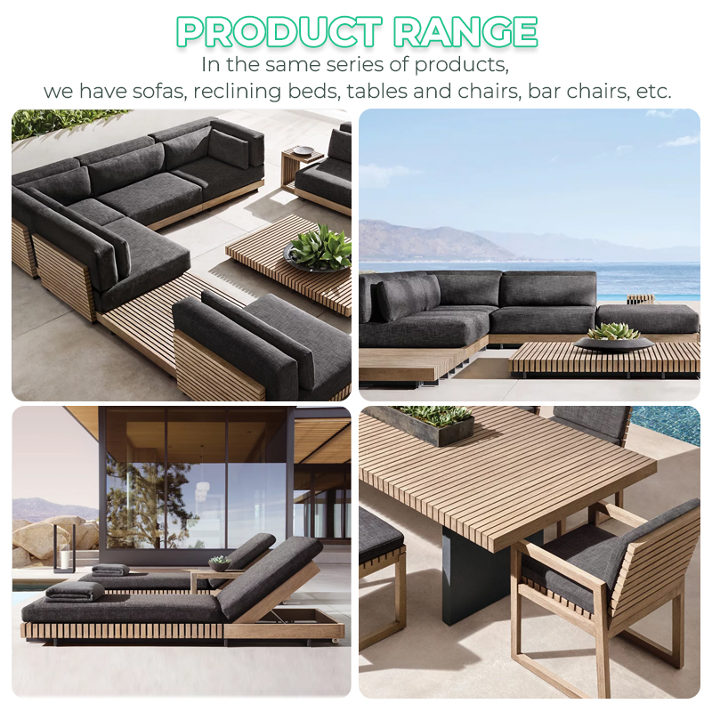 Villa Luxury Teak Outdoor Sofa - Outdoor Furniture Luxury 리뷰 및 가격