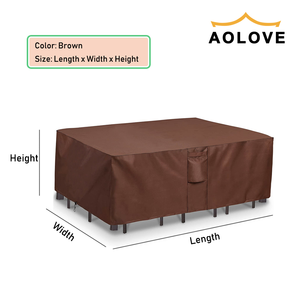 Brown 420D HEAVY DUTY Outdoor  - Outdoor Furniture Sunbrella 리뷰 및 가격