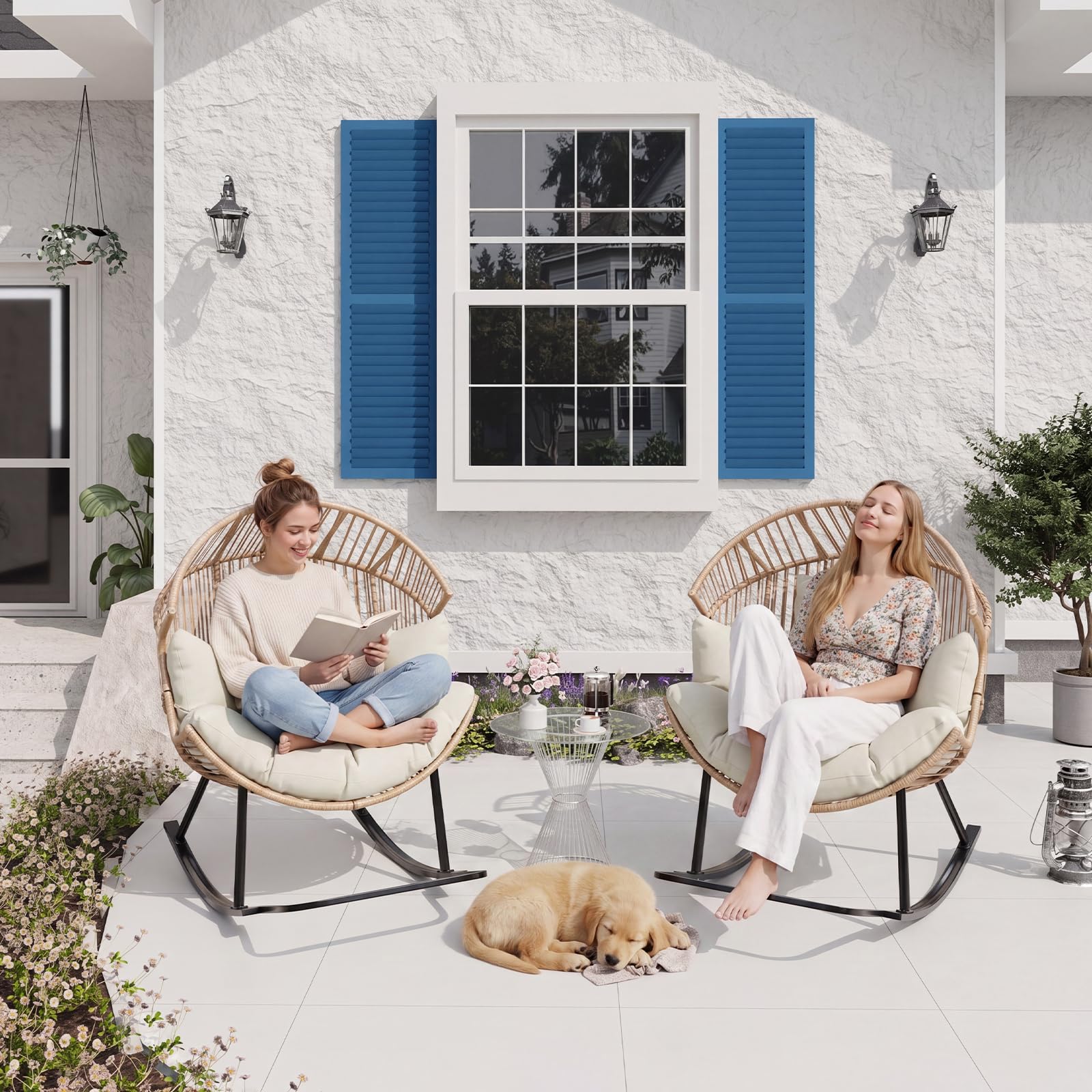 Oversized Ergonomic Wicker Roc - Outdoor Furniture Egg Chair 리뷰 및 가격