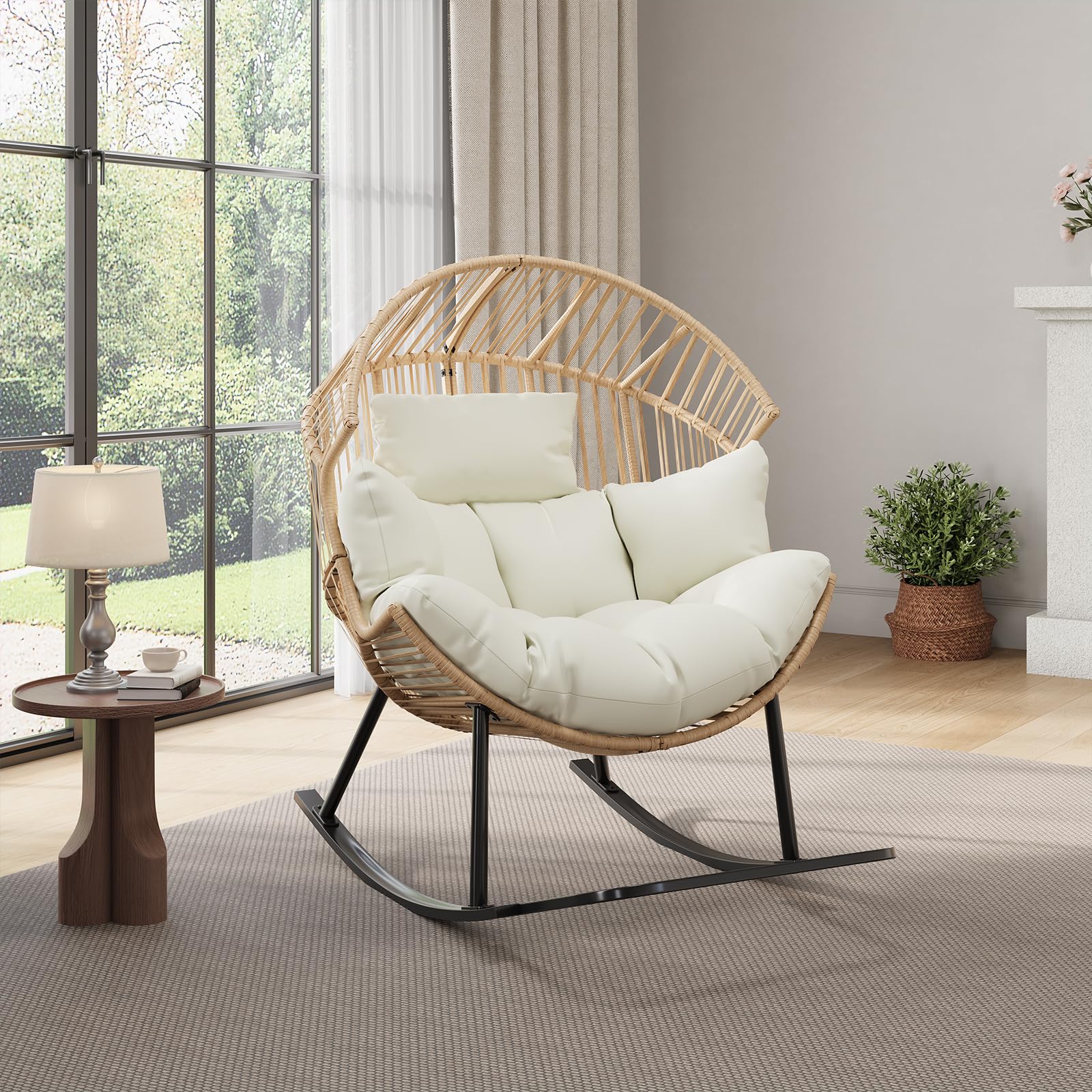 Oversized Ergonomic Wicker Roc - Outdoor Furniture Egg Chair 리뷰 및 가격