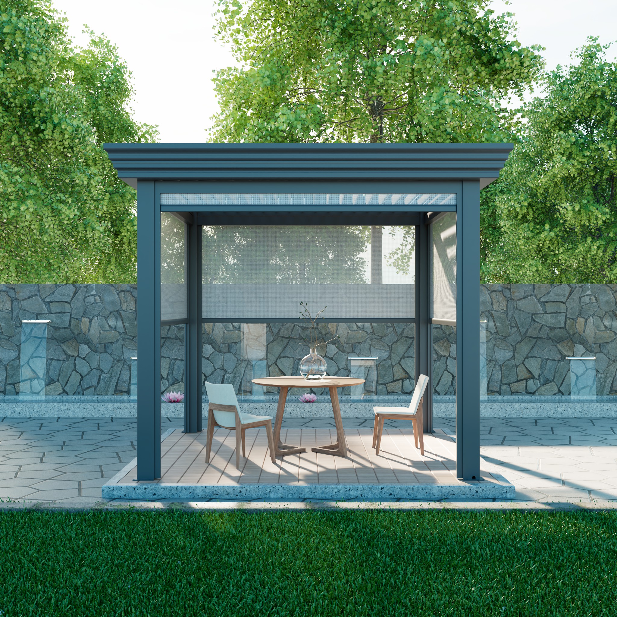 Outdoor Motorized Retractable  - Outdoor Furniture Gazebo 리뷰 및 가격