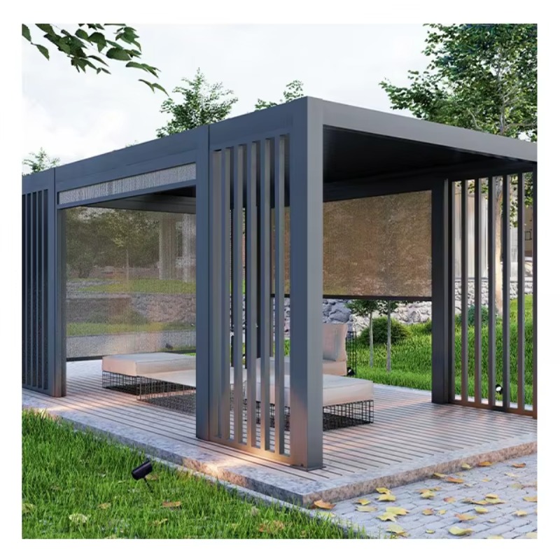 Outdoor Motorized Retractable  - Outdoor Furniture Gazebo 리뷰 및 가격