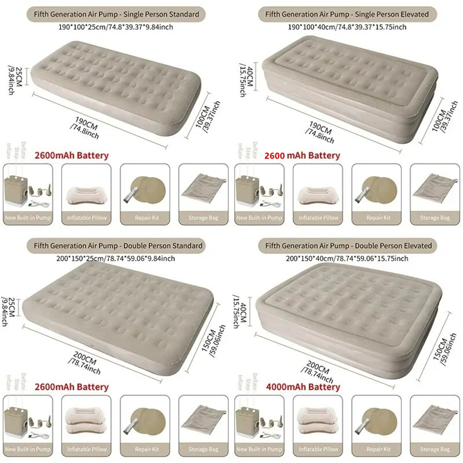 Interior Air Mattress Glamping - Outdoor Furniture Luxury 리뷰 및 가격