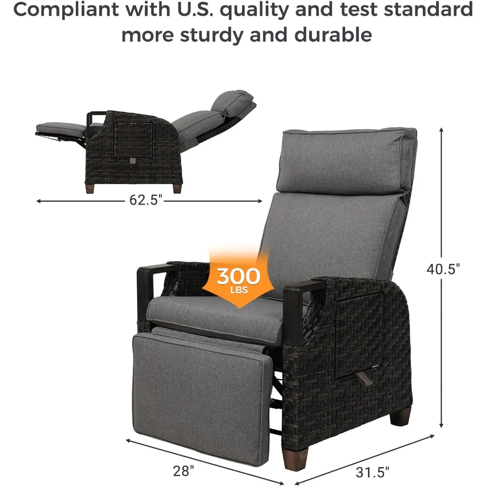 Outdoor Recliner with Independ - Outdoor Furniture Europe 리뷰 및 가격