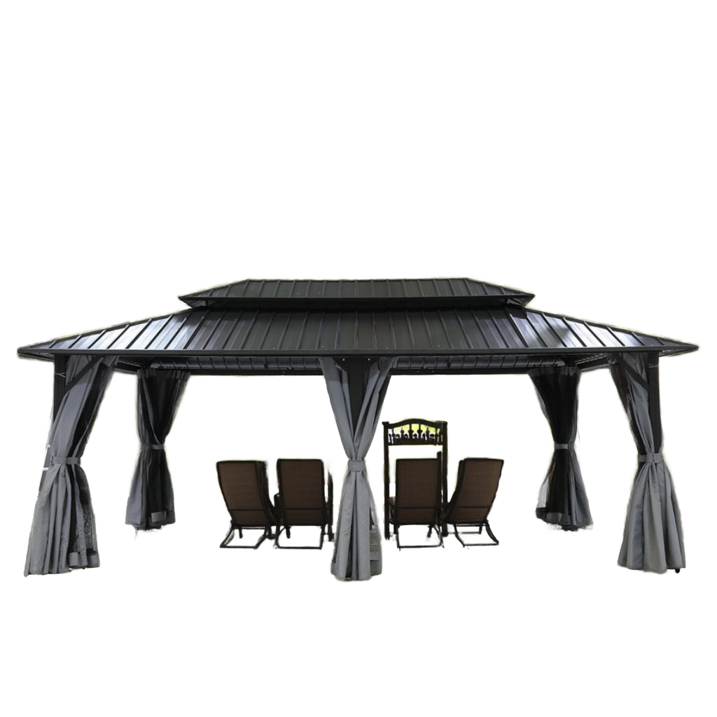 Outdoor Aluminum Frame Canopy  - Outdoor Furniture Gazebo 리뷰 및 가격