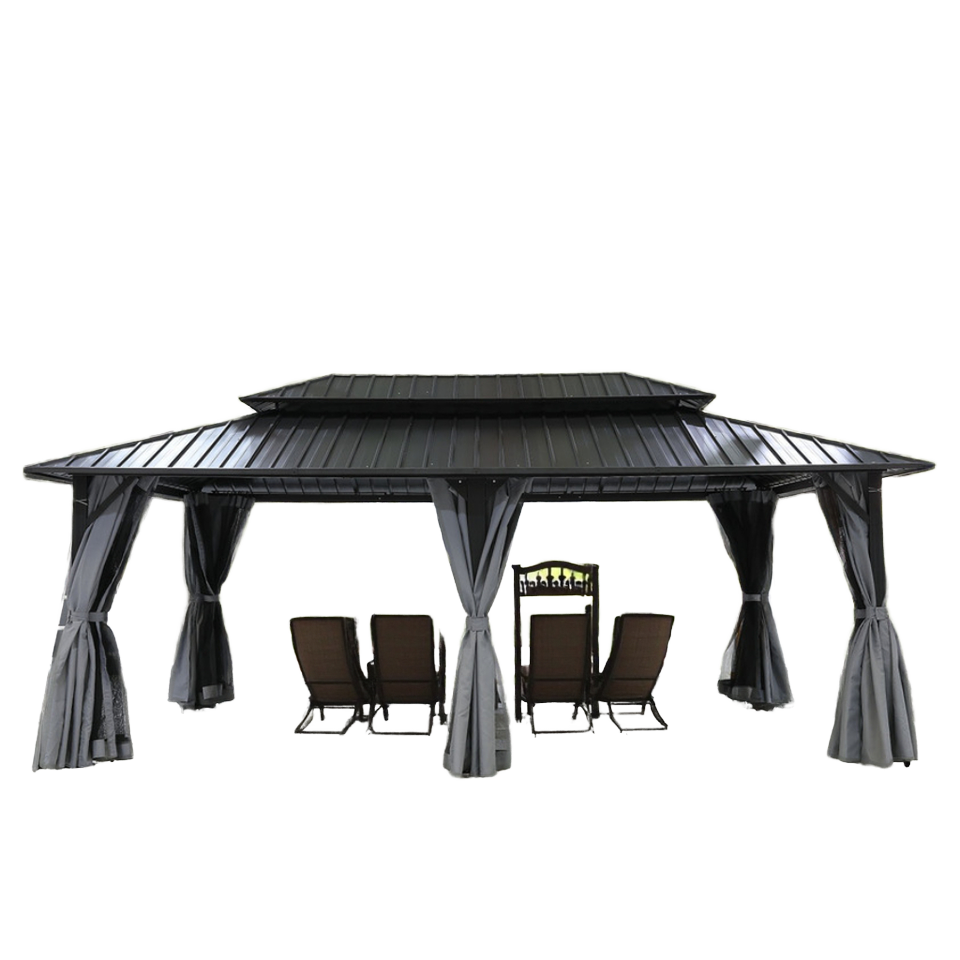 Outdoor Aluminum Frame Canopy  - Outdoor Furniture Gazebo 리뷰 및 가격