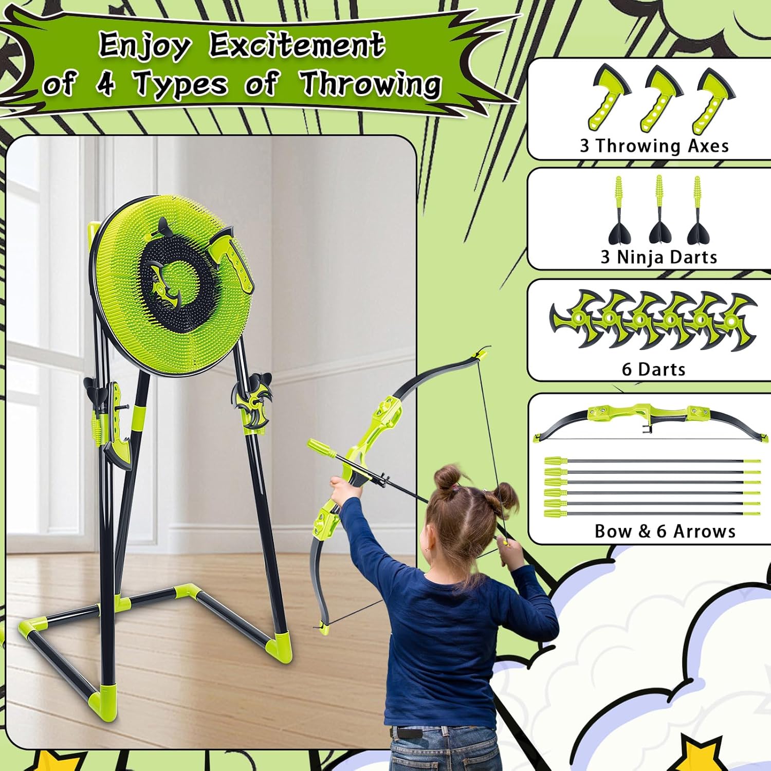 4 in 1 Axe Throwing Target Set - Outdoor Furniture Target 리뷰 및 가격
