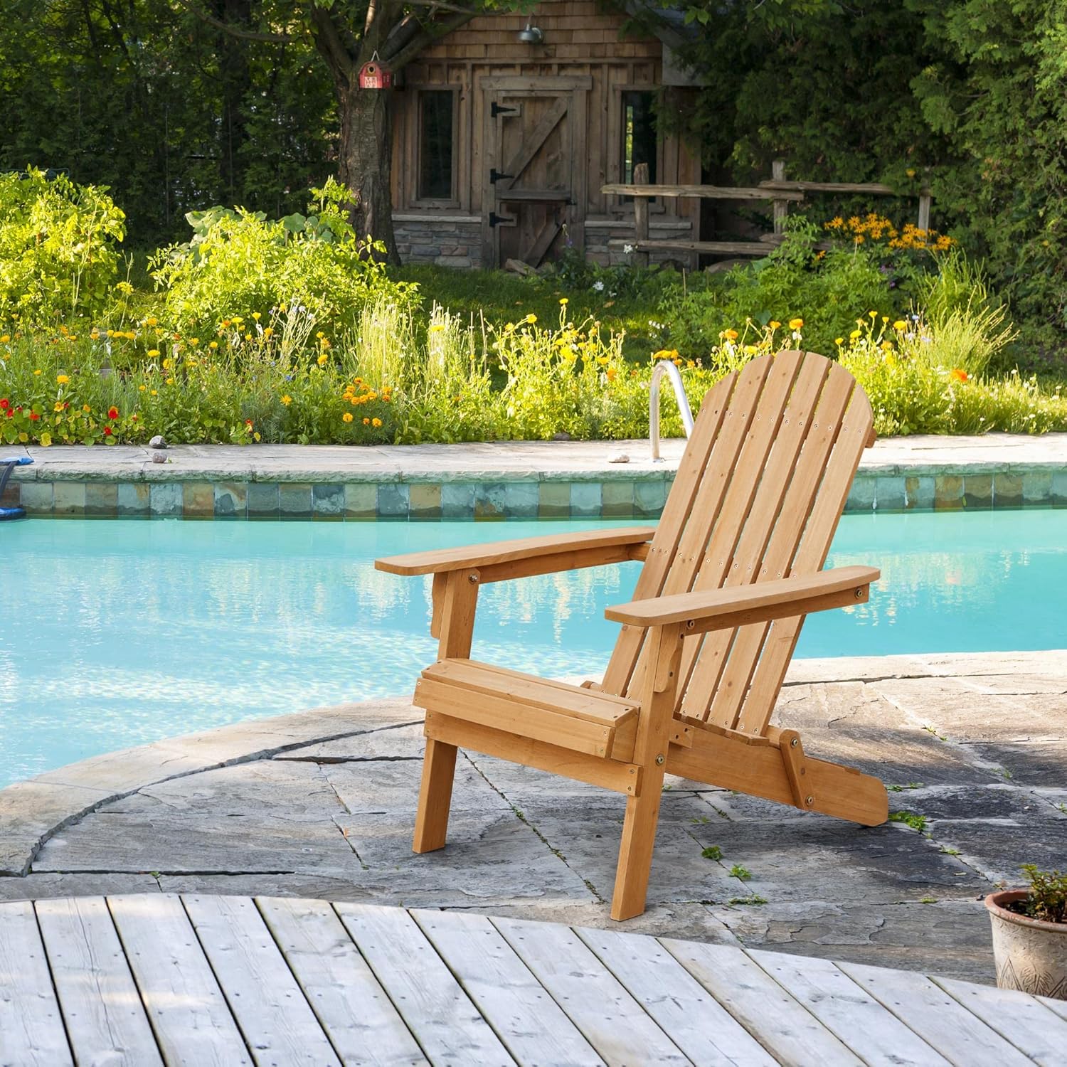 Folding Adirondack Chair Set o - Outdoor Furniture Polywood 리뷰 및 가격
