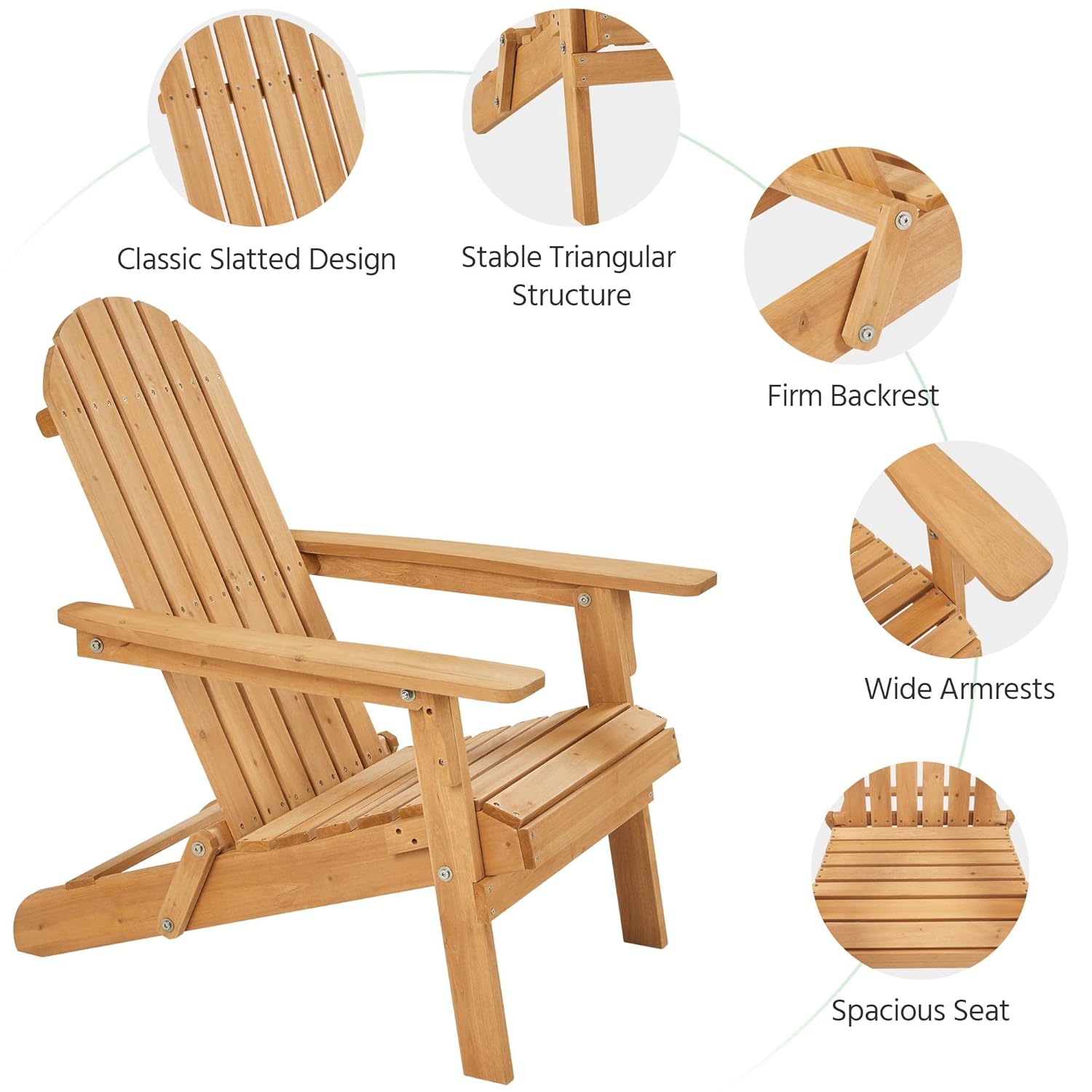 Folding Adirondack Chair Set o - Outdoor Furniture Polywood 리뷰 및 가격