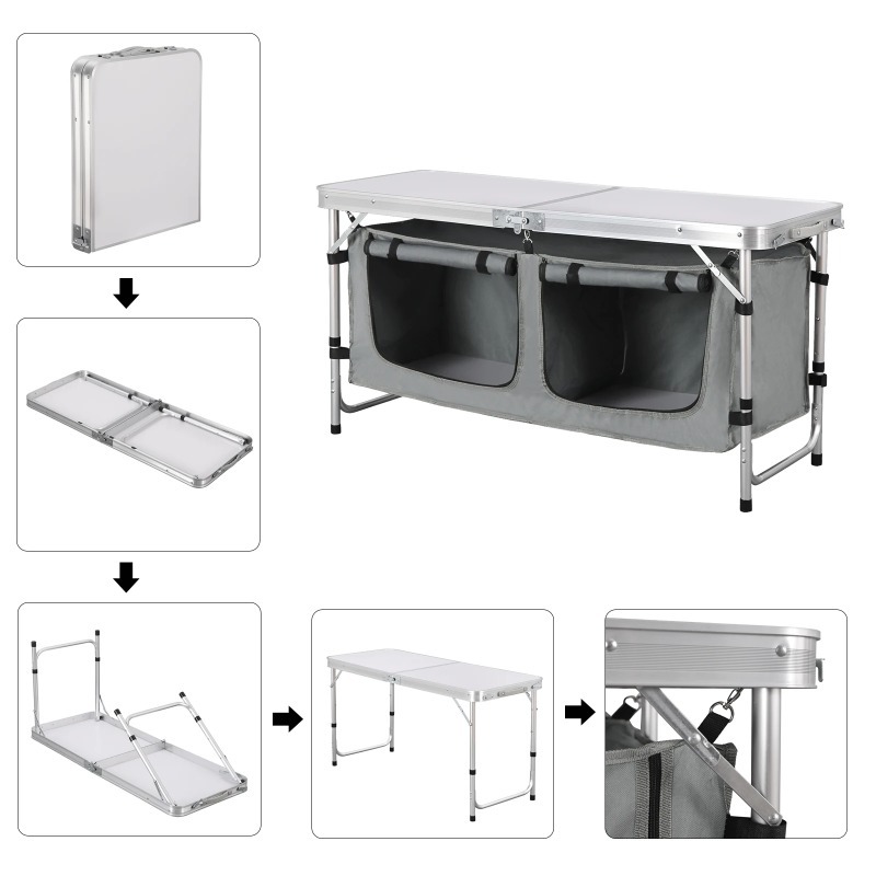 Folding Picnic Table Aluminum  - Outdoor Furniture Europe 리뷰 및 가격