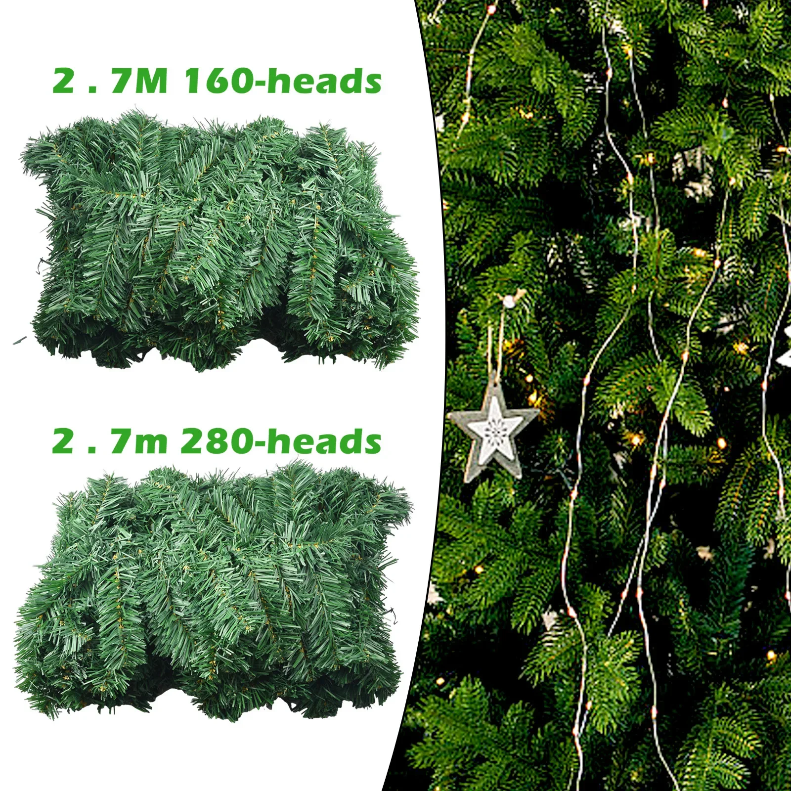 2.7M Artificial Green Christma - Outdoor Furniture Rattan 리뷰 및 가격