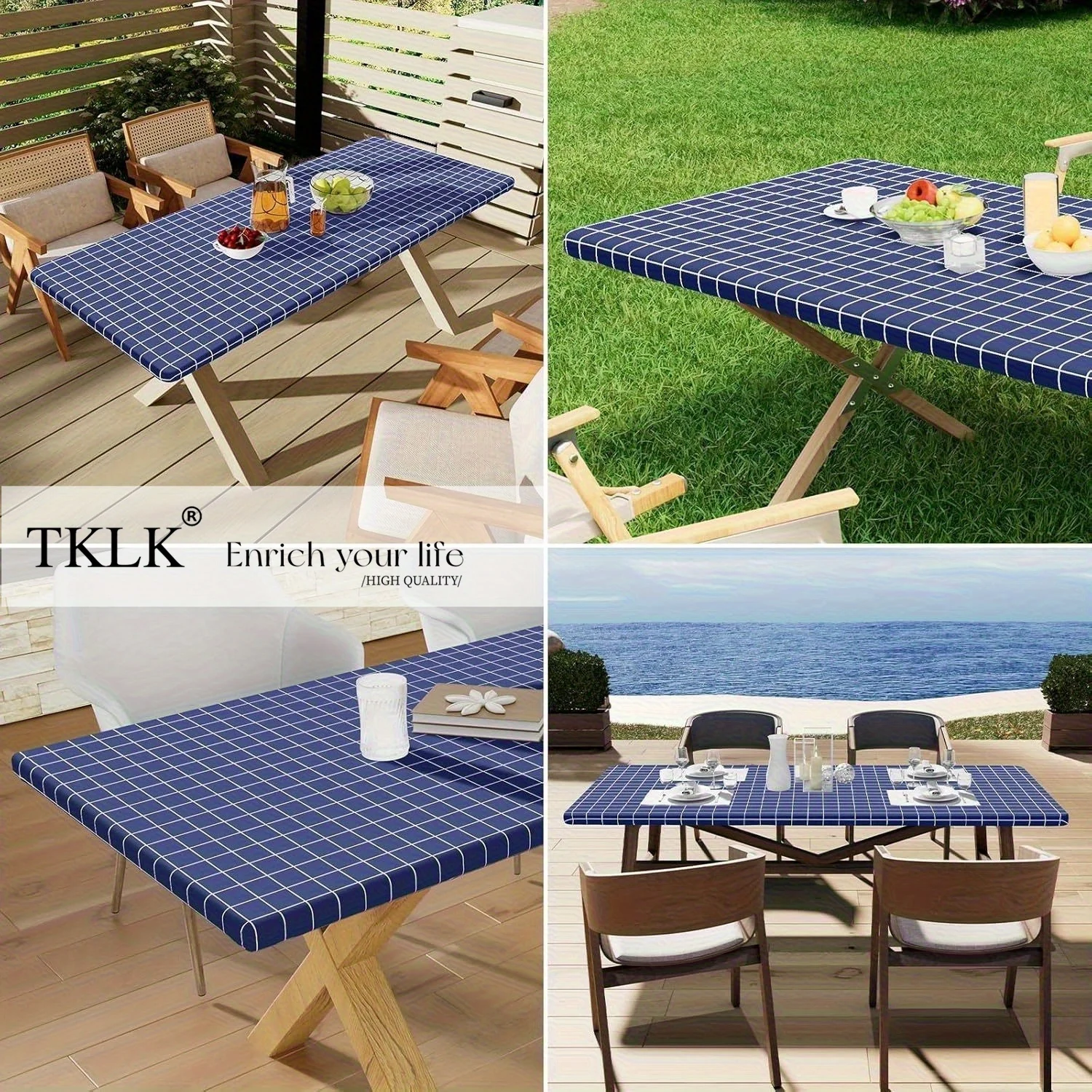 Rectangle Table Cloth, Elastic - Outdoor Furniture Sofa 리뷰 및 가격