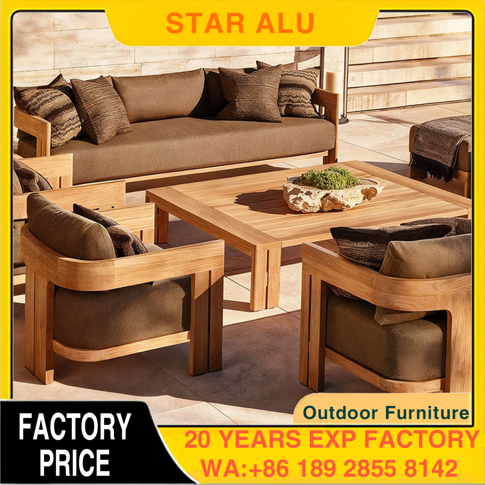 Outdoor Teak Sofa Set 2026 | P - Outdoor Furniture Europe 리뷰 및 가격