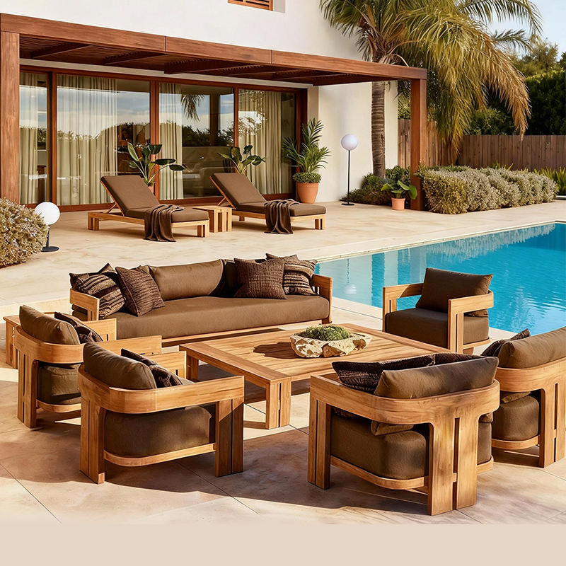 Outdoor Teak Sofa Set 2026 | P - Outdoor Furniture Europe 리뷰 및 가격