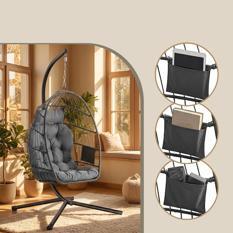 Hanging Egg Chair with Stand – - Hanging Egg Chair 리뷰 및 가격