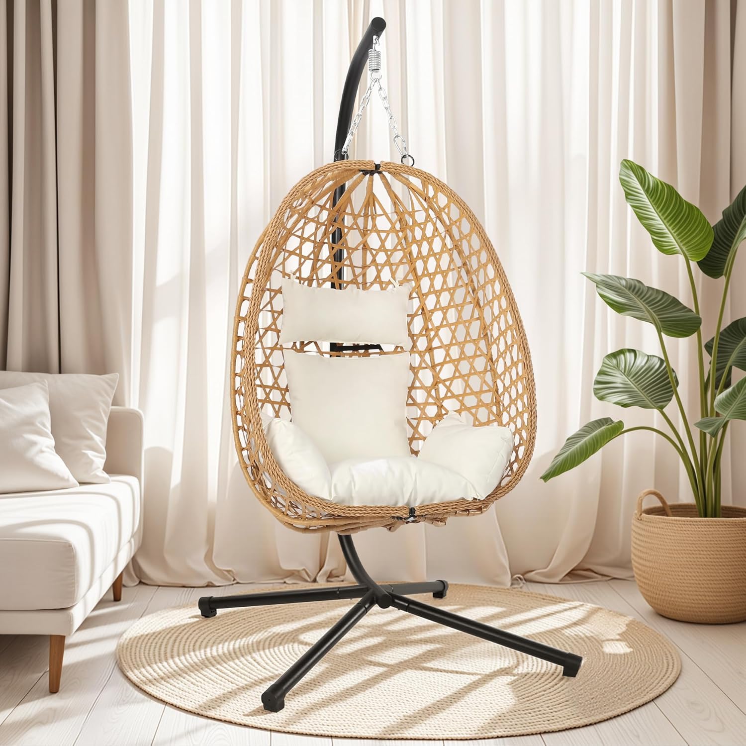 ！@Dwoo Garden Rattan Swing Han - Outdoor Furniture Egg Chair 리뷰 및 가격