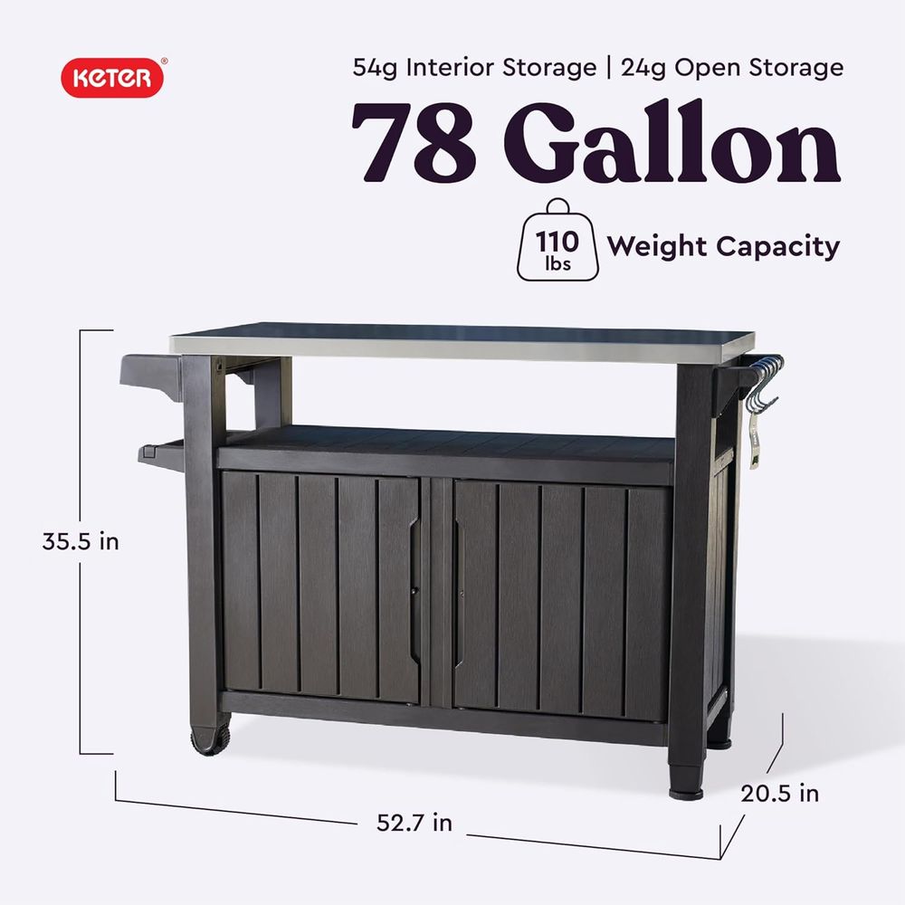 Outdoor Rolling Table Cart for - Outdoor Furniture Europe 리뷰 및 가격