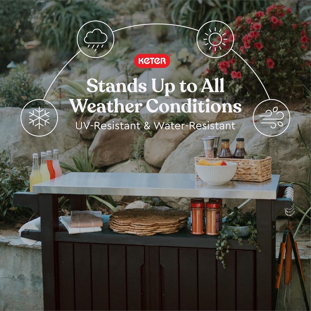 Outdoor Rolling Table Cart for - Outdoor Furniture Europe 리뷰 및 가격