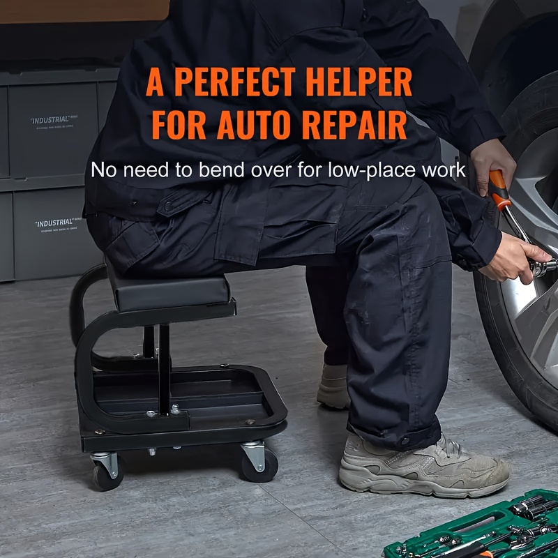 Mechanic chair with tool tray, - Outdoor Furniture Diy 리뷰 및 가격