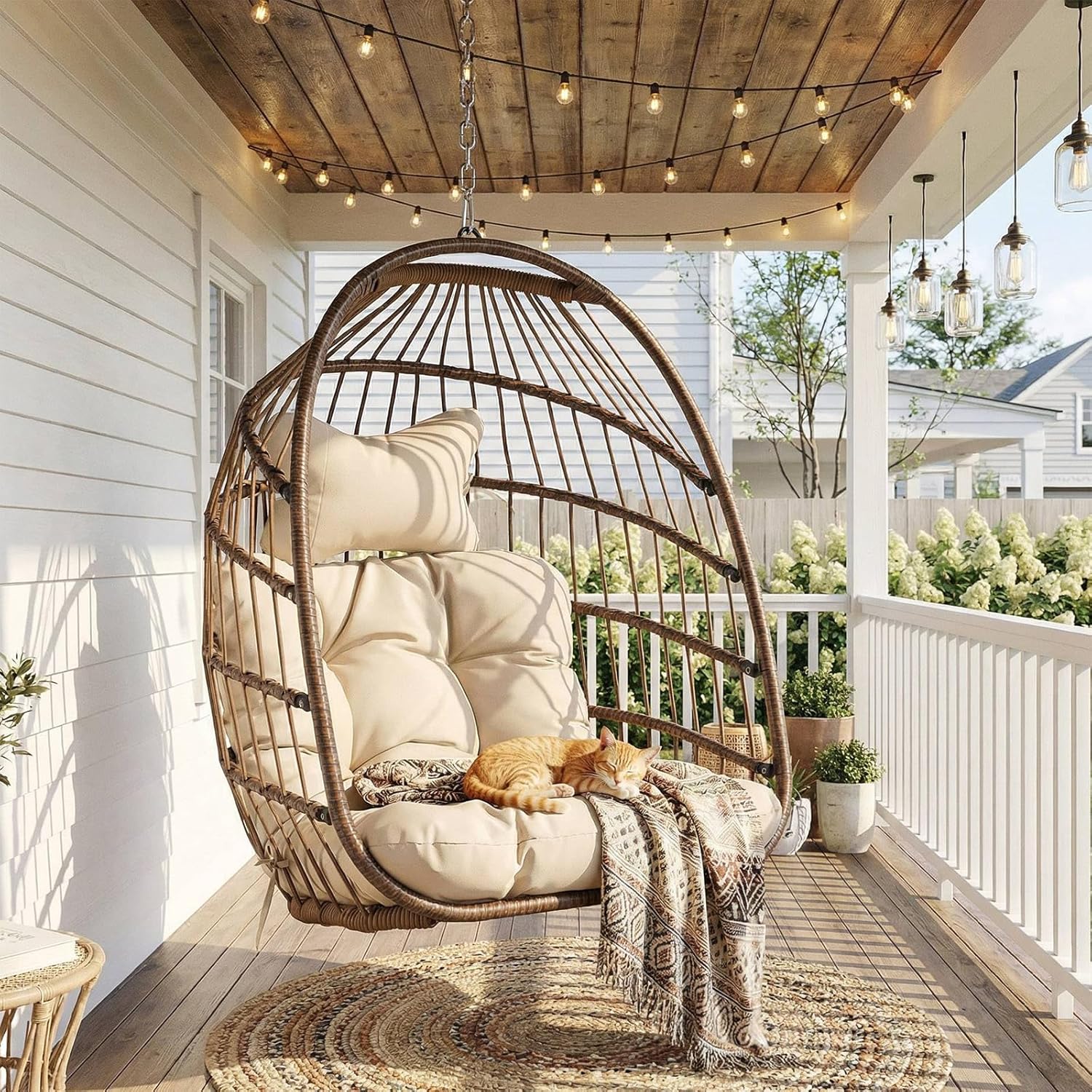 Outdoor Hanging Egg Chair With - Hanging Egg Chair 리뷰 및 가격