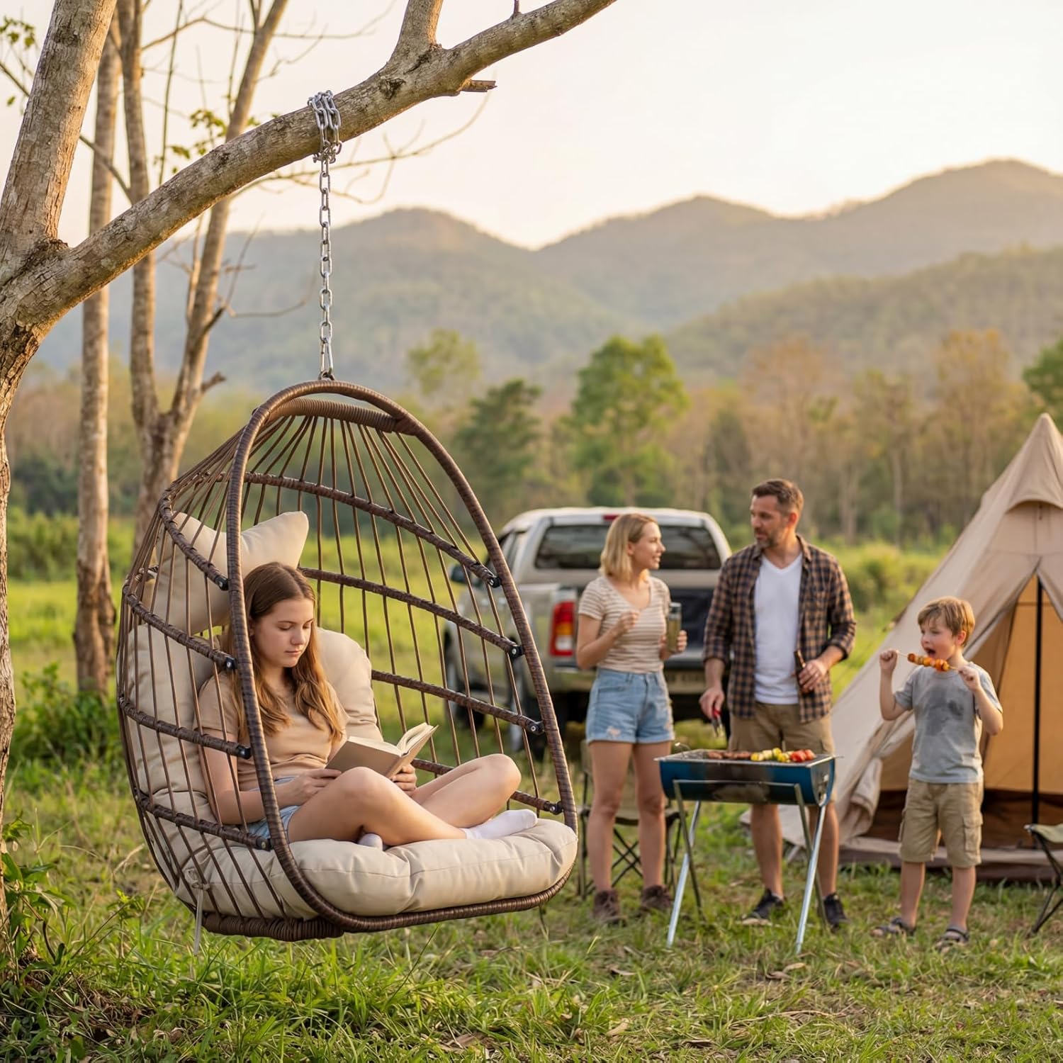 Outdoor Hanging Egg Chair With - Hanging Egg Chair 리뷰 및 가격