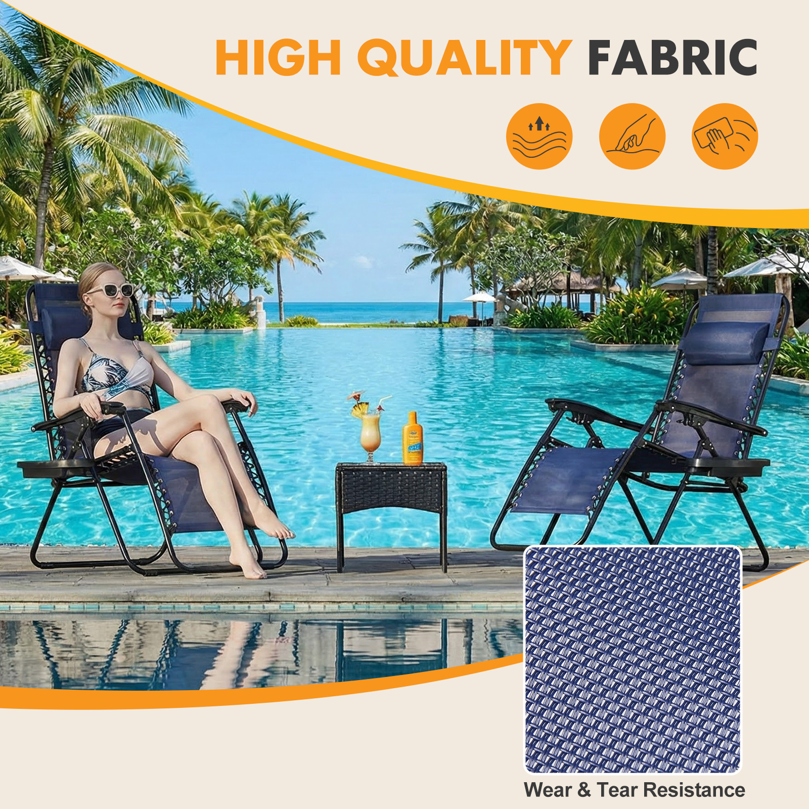 MCQ Outdoor Zero Gravity Chair - Outdoor Furniture Polywood 리뷰 및 가격
