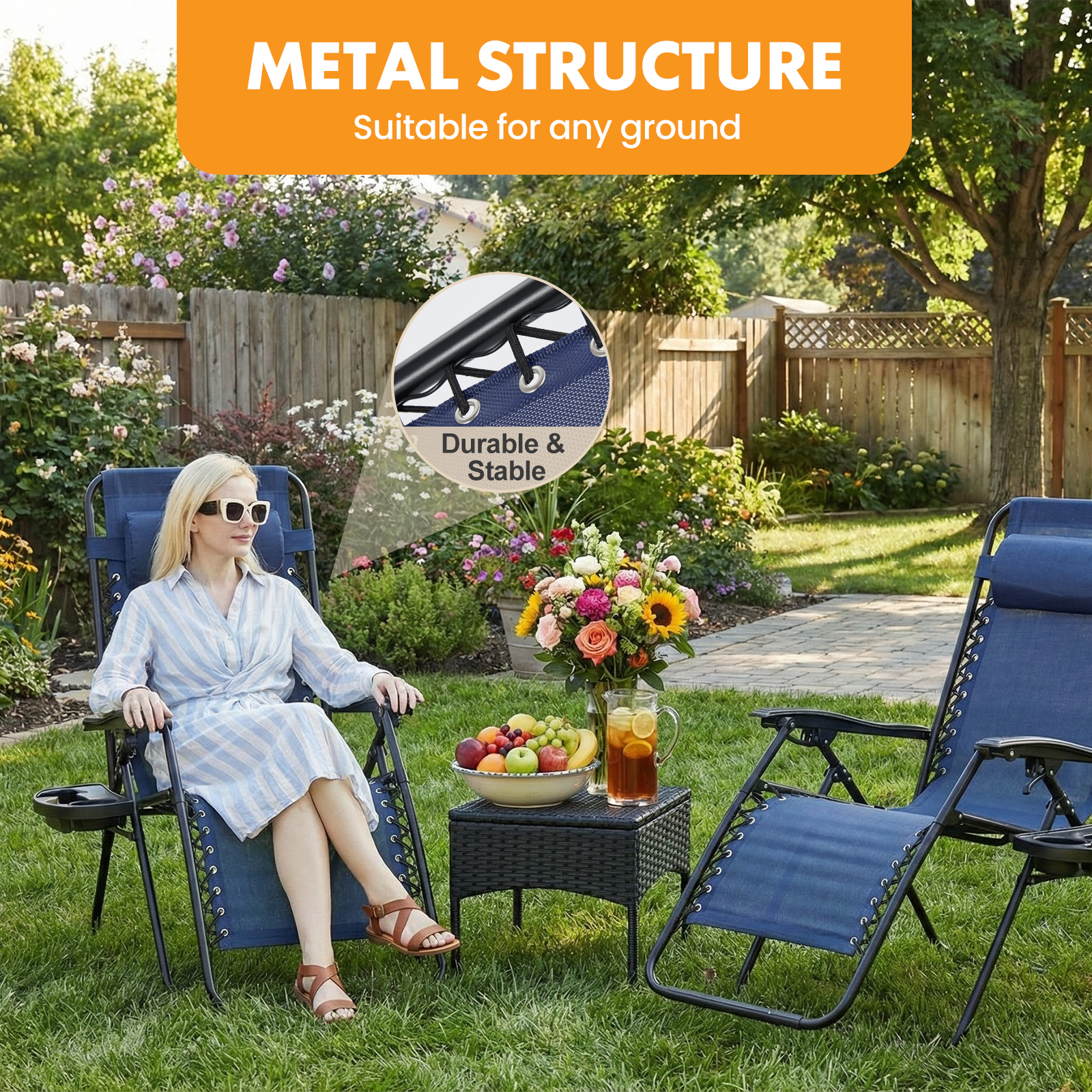 MCQ Outdoor Zero Gravity Chair - Outdoor Furniture Polywood 리뷰 및 가격