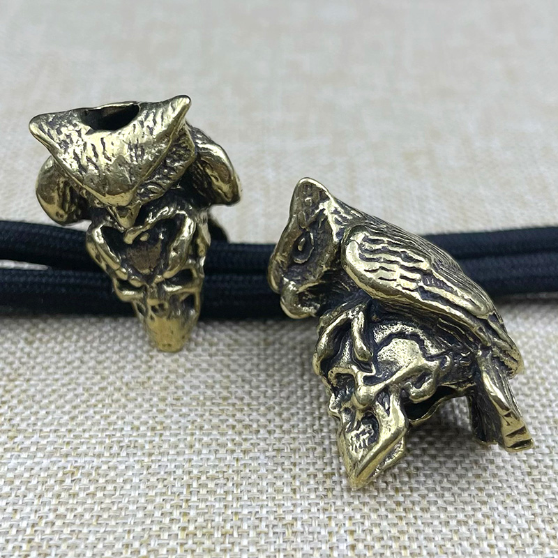 Brass Owl Skull Head White EDC - Outdoor Furniture Diy 리뷰 및 가격