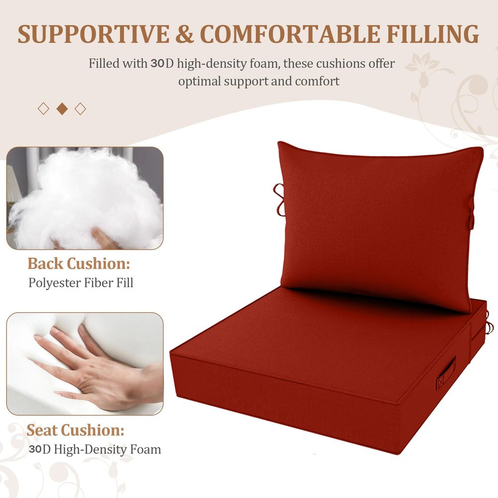 Deep Seat Cushions 22 x 24 x 4 - Outdoor Furniture Cushions 22 X 24 리뷰 및 가격