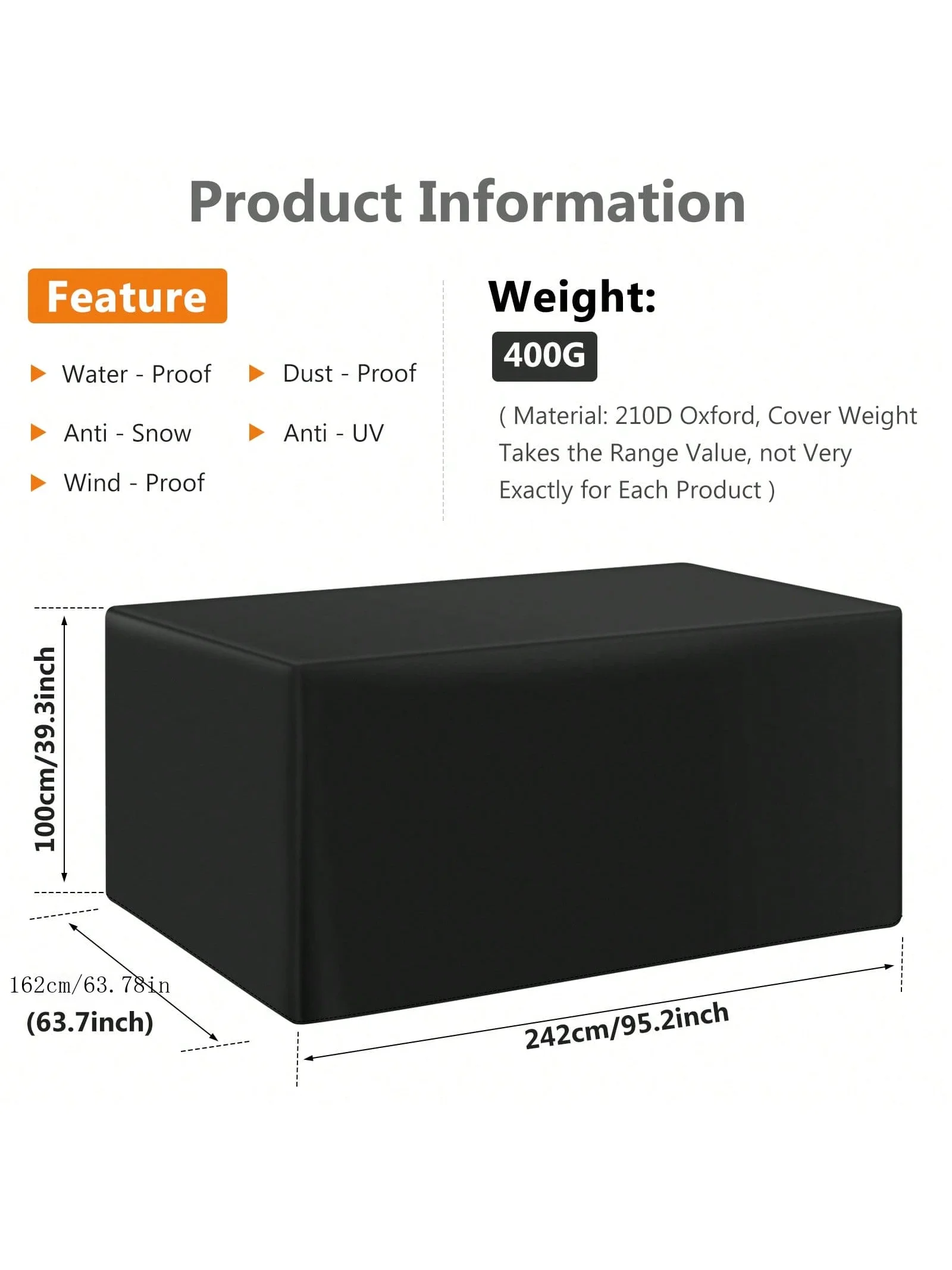 Multi-Size Outdoor Patio Garde - Outdoor Furniture Cover 리뷰 및 가격