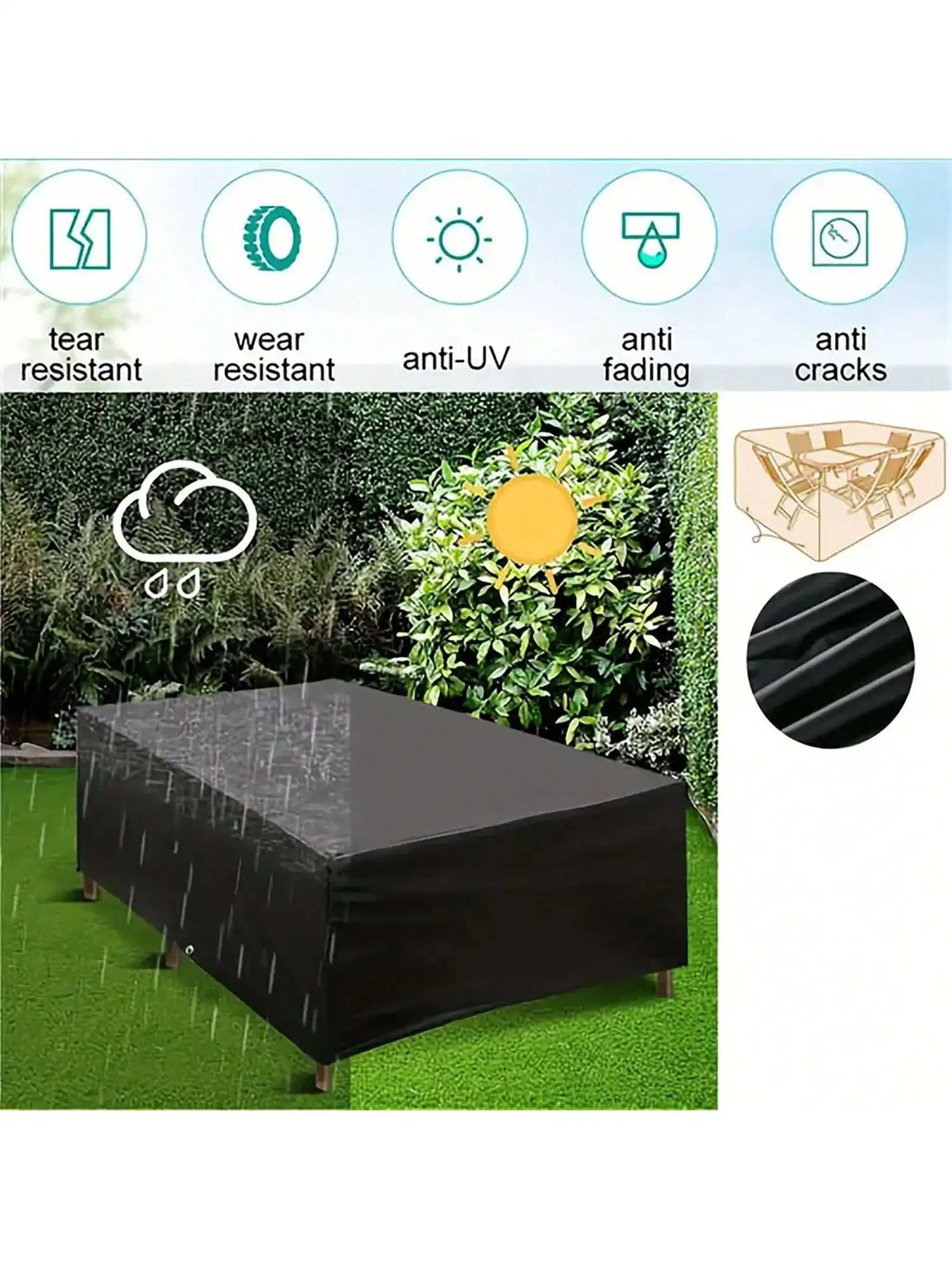Multi-Size Outdoor Patio Garde - Outdoor Furniture Cover 리뷰 및 가격