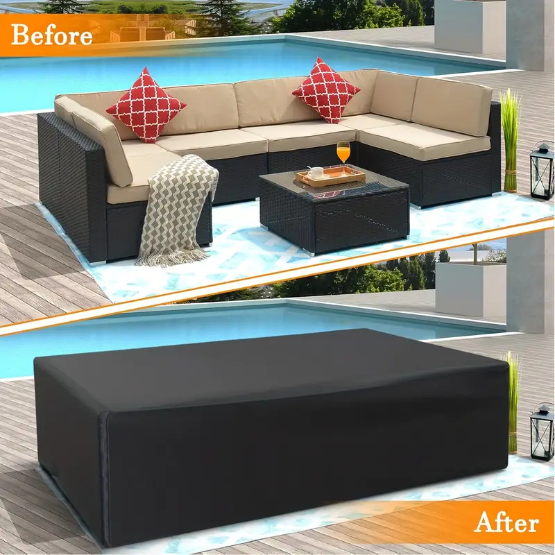 (102-137inch Length) size Outd - Outdoor Furniture Cover 리뷰 및 가격