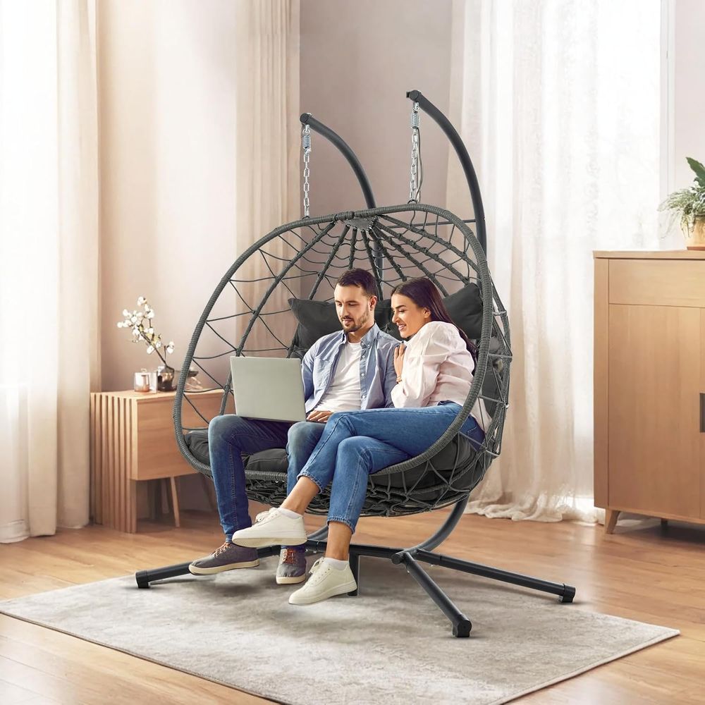2 Person Double Egg Swing Chai - Hanging Egg Chair 리뷰 및 가격