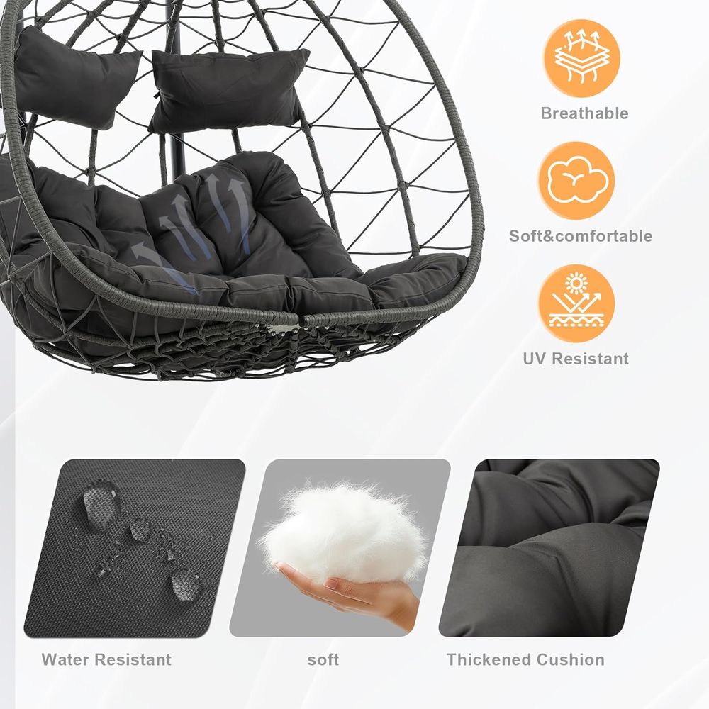 2 Person Double Egg Swing Chai - Hanging Egg Chair 리뷰 및 가격