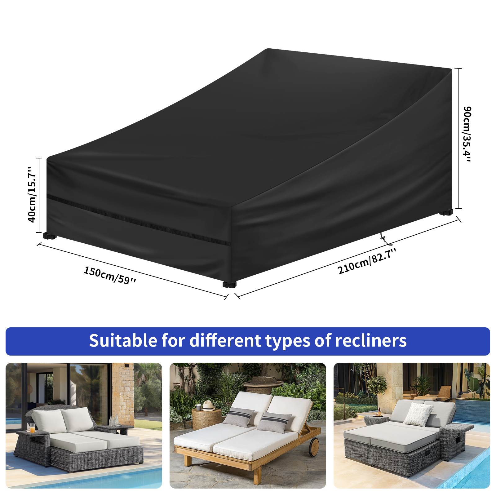Waterproof Double/Single Wide  - Outdoor Furniture Rattan 리뷰 및 가격
